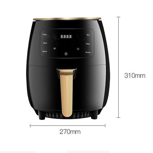 Digital Air Fryer 8L XL – Oil-Free Air Fryer with Touch Screen, Rapid Hot Air Technology, Non-Stick Basket for Fries, Chicken, Pizza & More